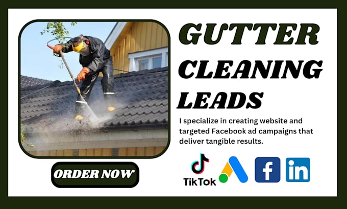 generate exclusive gutter cleaning pressure washing cleaning lawn care leads