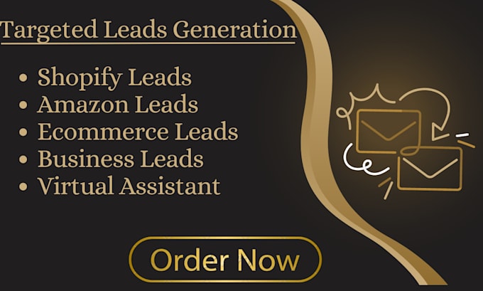 shopify amazon seller leads ecommerce leads business leads virtual assistant