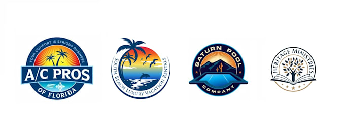 design tour travel adventure and minimalist logo