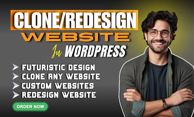 duplicate website copy clone website or redesign wordpress website