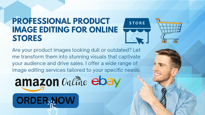 create professional product image editing for online stores