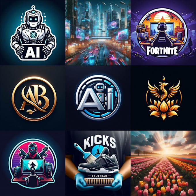 teach you how to make a logo with ai