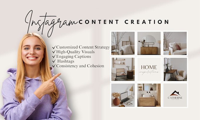 be your social media manager and content creation
