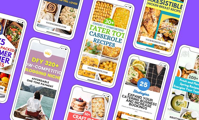 do pinterest pin design for you