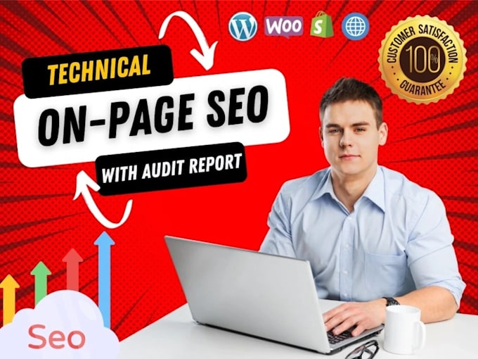 optimize website SEO onpage technical for wordpress, shopify, wix, squarespace