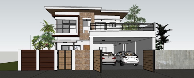 create sketchup 3d model from your floor plan