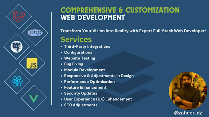provide comprehensive, customized web development solutions