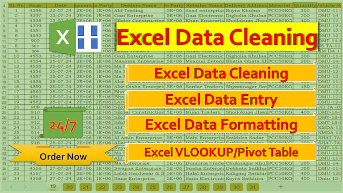 do excel data cleaning