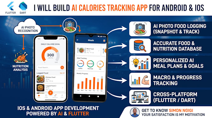 build an ai calorie tracking, nutrition, and fitness app in flutter