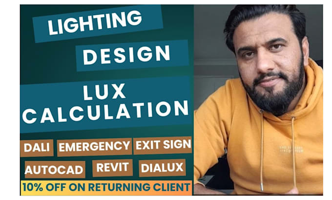 do lux calculation and simulate lighting design