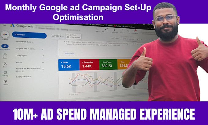 manage and optimize your google ads campaigns monthly for maximum ROI