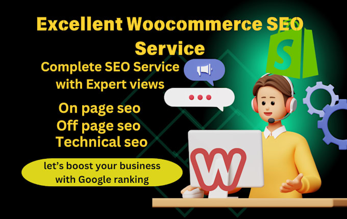 do SEO for woocommerce, shopify, wordpress products optimization