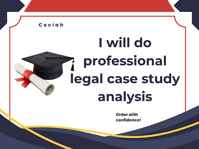 do professional legal case study analysis