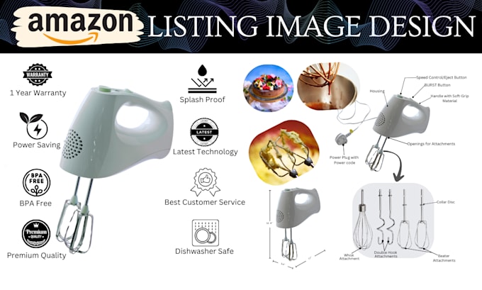 create amazon product listing images for amazon listing