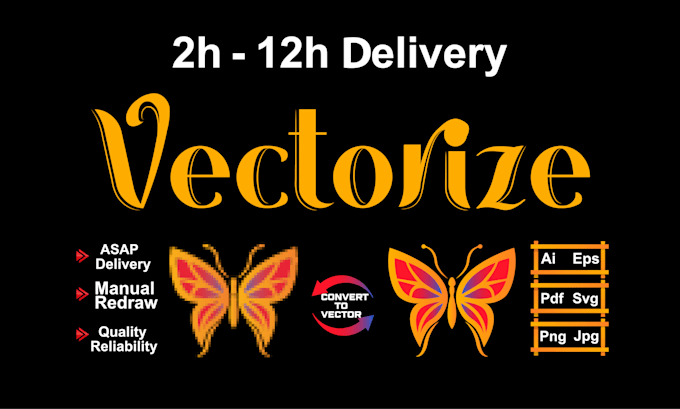 do vector tracing, vectorize, convert logo to vector, font vector quickly