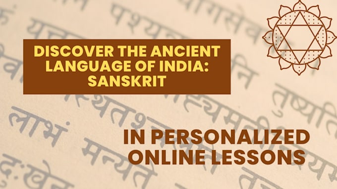 teach you sanskrit language in easy lessons