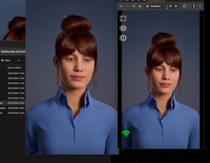 create an unreal engine 5 powered chatbot