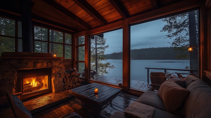 create ambient rain videos for youtube channel