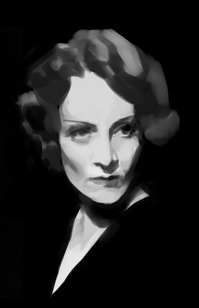 paint a realistic digital portrait