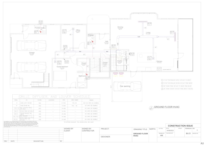 design residential hvac system as per manual j, s, d