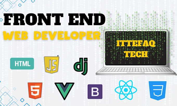 Be your front end web developer using react js, html, css by Ittefaq ...