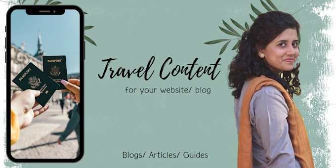 write captivating travel content, blog or article