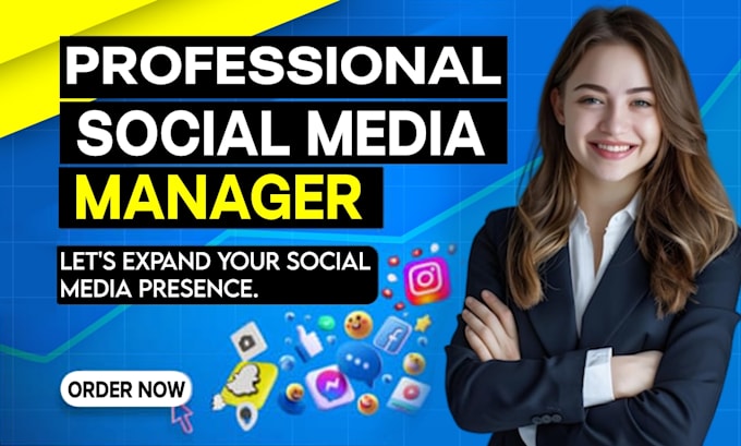 be your social media manager and content creator