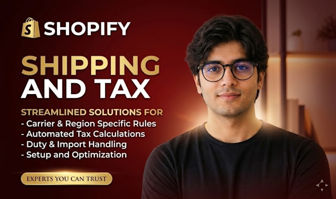 set up shopify shipping settings and tax set up