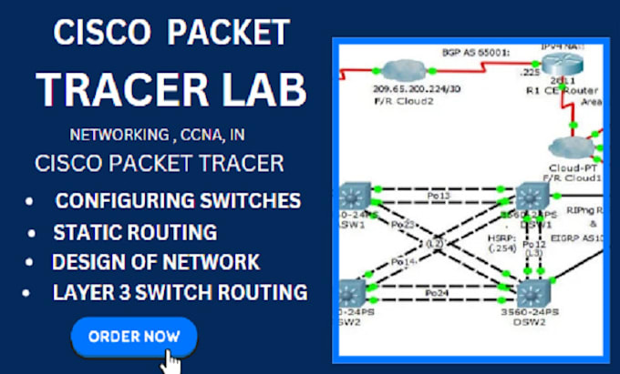 Create cisco packet tracer labs using cisco packet tracer