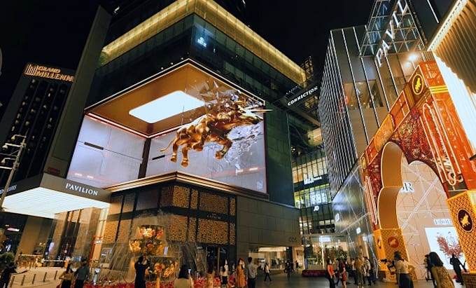 do 3d billboard animation, anamorphic animation, cgi animation, 3d animation