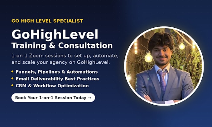 provide you go high level training and gohighlevel consultation