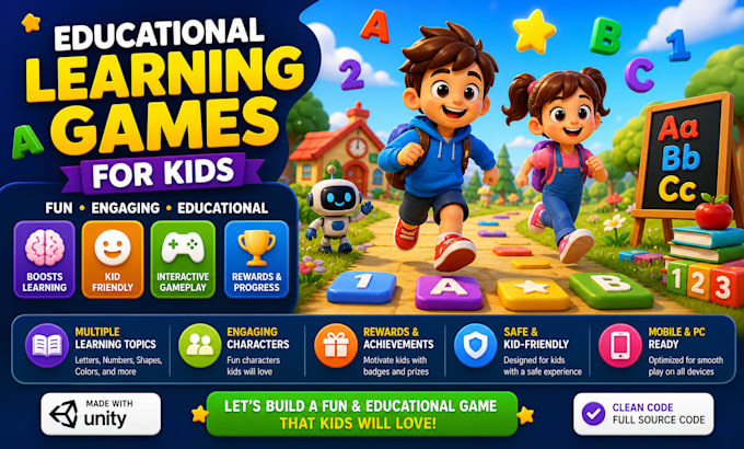 build interactive educational games for android and ios