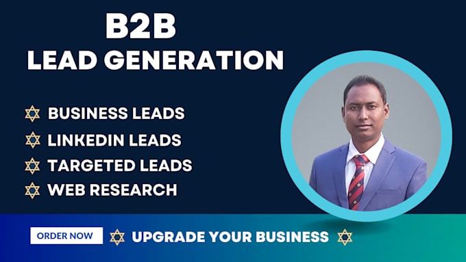 offer qualified b2b lead generation, web research services