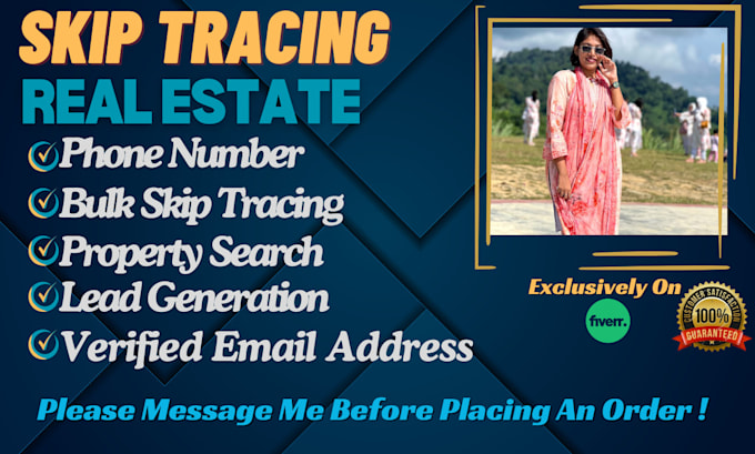 do real estate skip tracing, llc skip tracing and bulk skip tracing