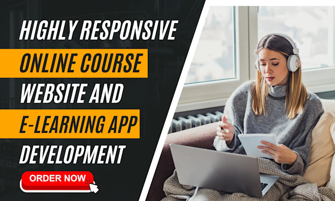 build school website education online course website with kids elearning app