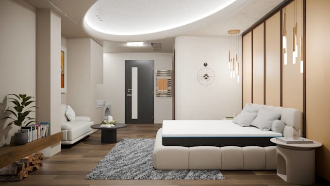 Create 3d mattress animation 3d bed animation 3d product design sofa ...