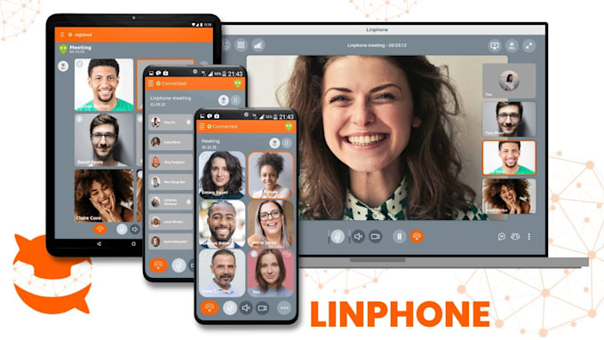 build linphone app, softphone app, video calling app, voip app