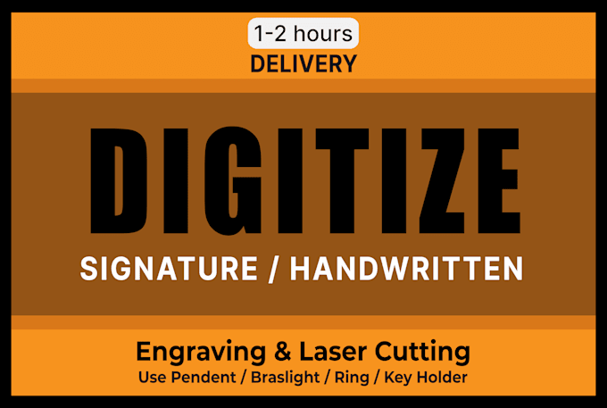 digitize handwriting signature vector hand note png svg ai engraved jewelry