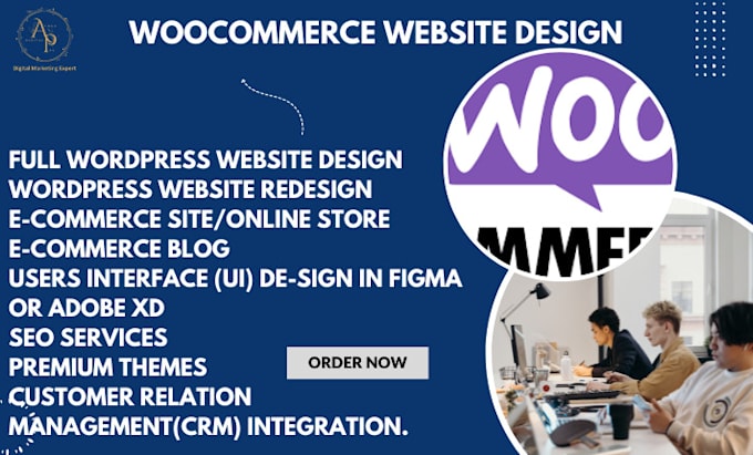 design ecommerce website online store with wordpress woo commerce elementor pro