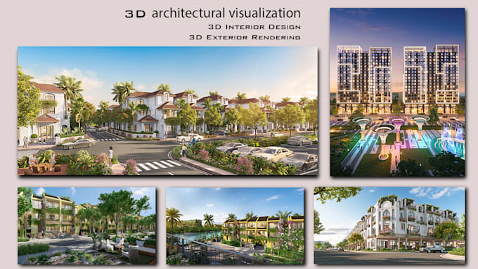 create 3d realistic renderings for your architecture project