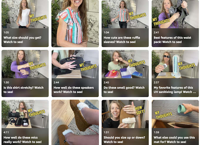 create an amazon influencer shoppable video for your product