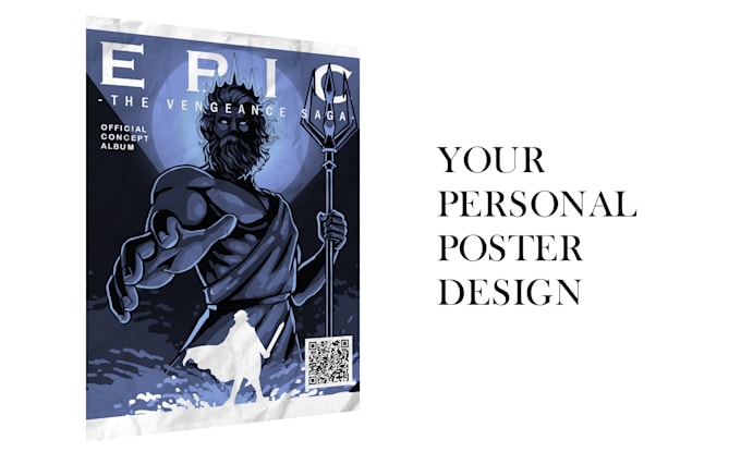create modern poster design for you