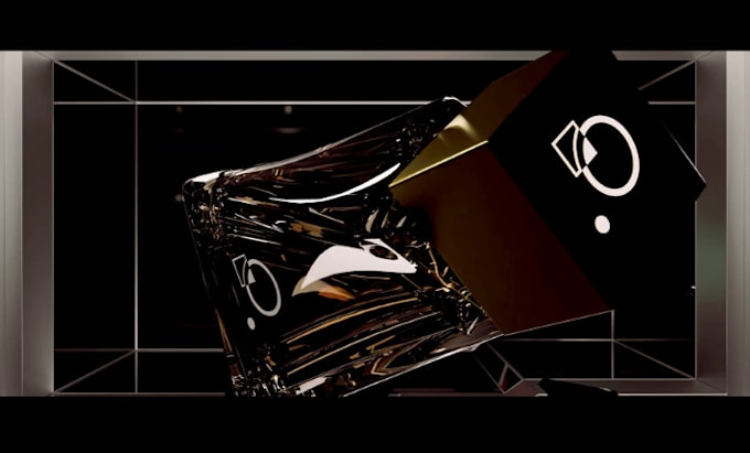 3d product animations glass, beauty, perfume, cgi, shopify and amazon video ads