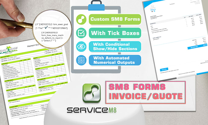 do custom servicem8 forms and templates