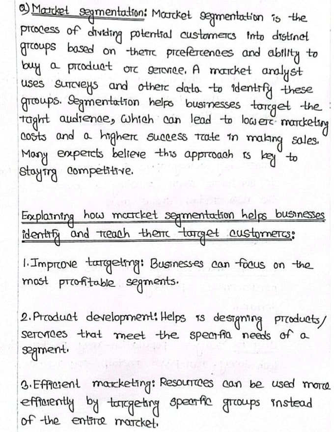 neatly handwrite your notes, assignments and documents
