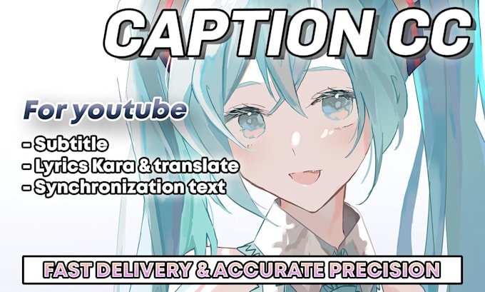 create caption cc for your youtube