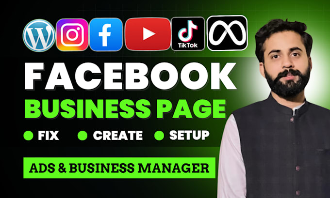create impressive professional facebook business page setup