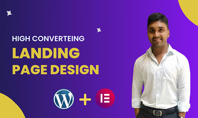 create a responsive wordpress website or landing page with elementor pro