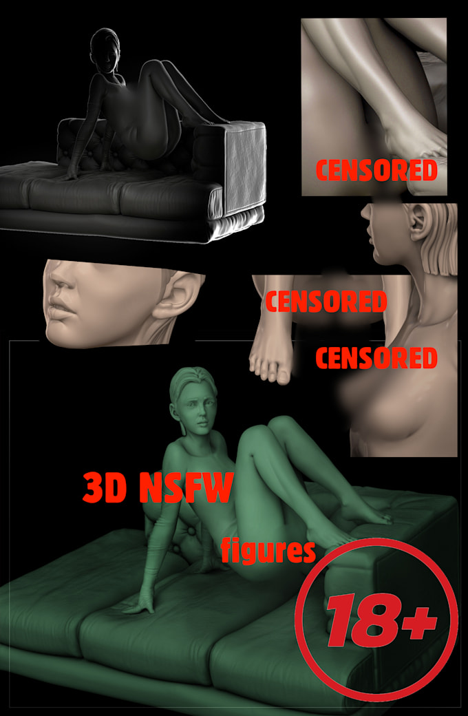create a 3d sculpt of adult figures or  toys for 3d printing