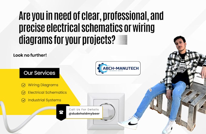 Create electrical schematics and wiring diagrams for your projects by